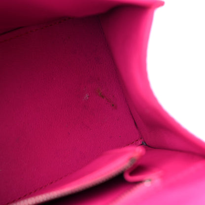 Balenciaga Shiny Box Calfskin Small Hourglass Top Handle Bag Acid Fuchsia 10 of 15