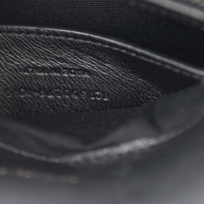 Saint Laurent Sheepskin Matelasse Chevron Monogram Medium College Bag Black 8 of 11