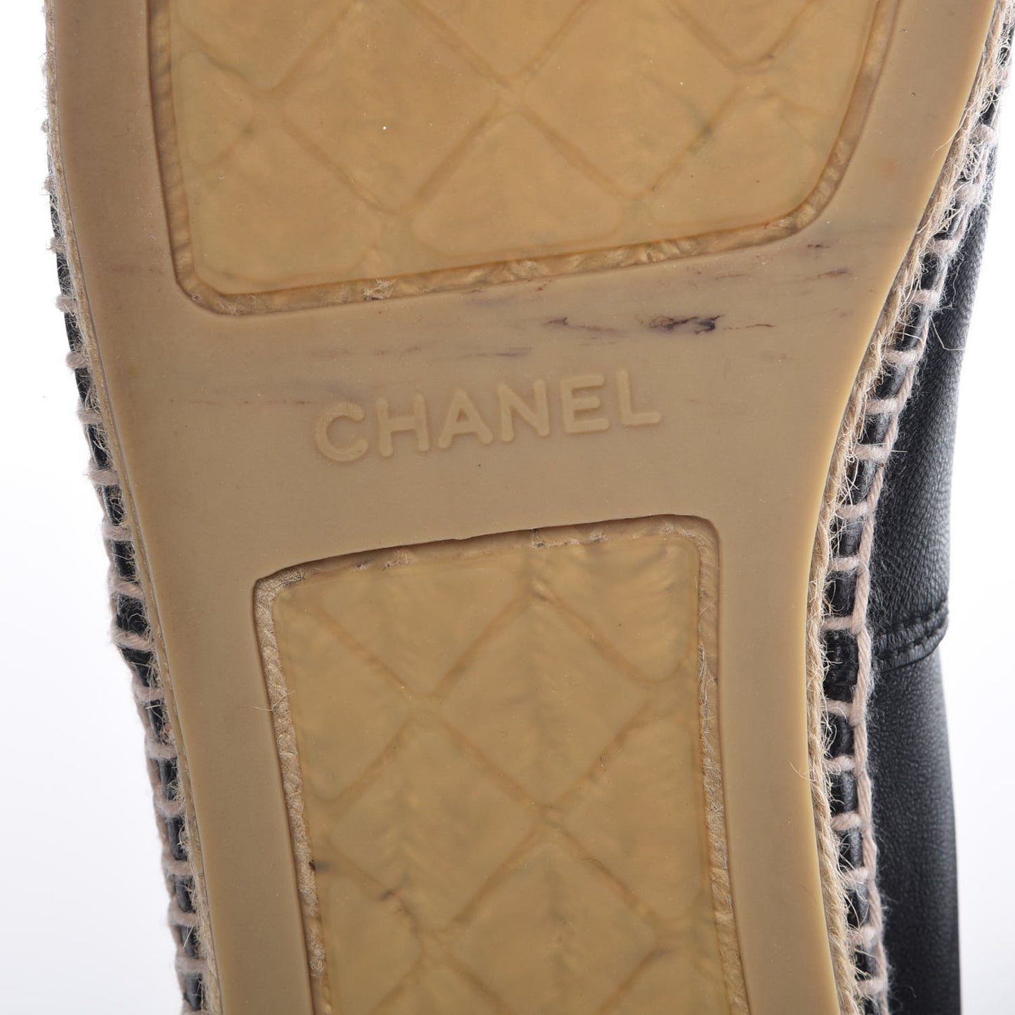 Lambskin CC Mens Espadrilles 45 Black