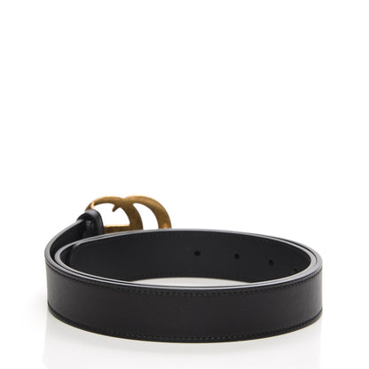 Gucci Calfskin Double G 30mm Belt 90 36 Black 3 of 6