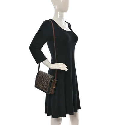 Burberry E-Canvas Monogram Small Grace Bag Bridle Brown 2 of 8