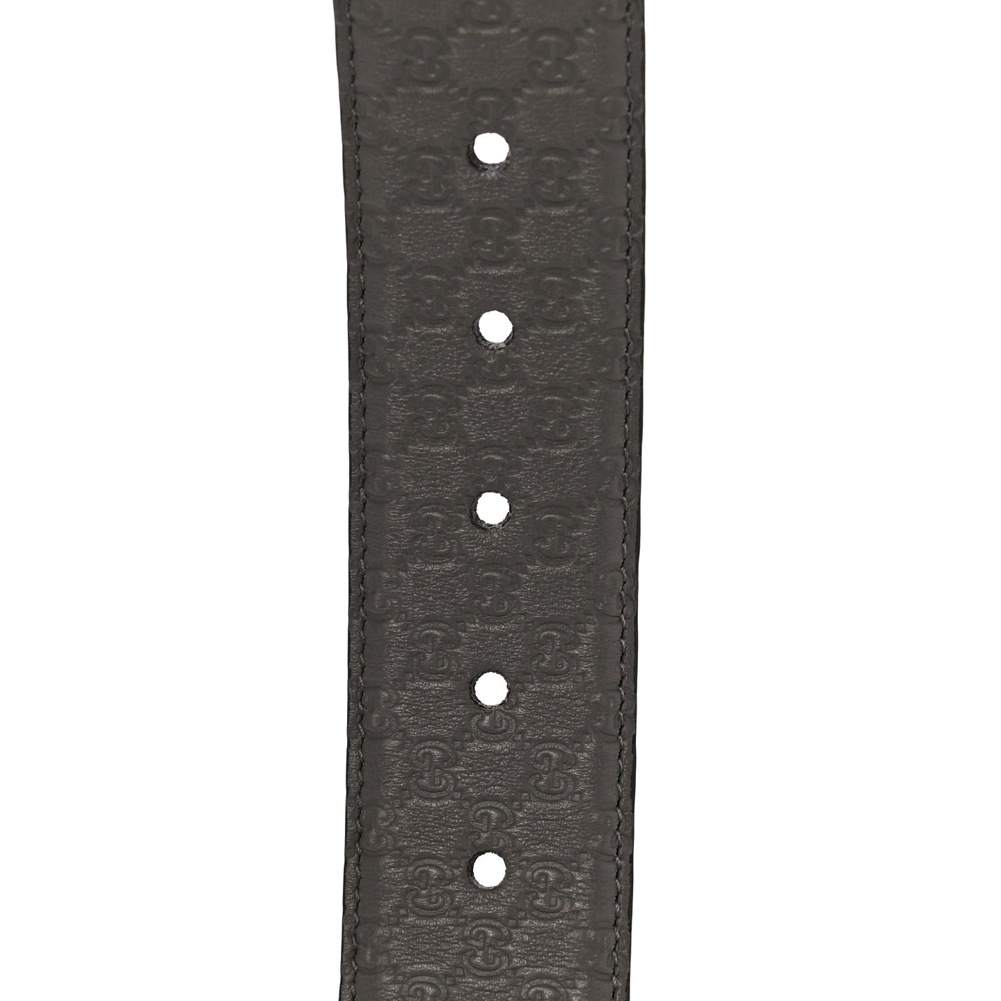 Soft Microguccissima Margaux Calfskin Belt 90 36 Loess