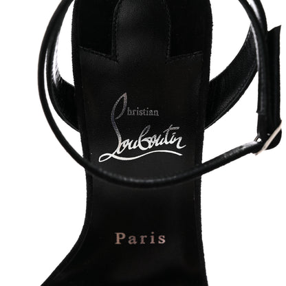 Christian Louboutin Veau Velours Umberta 100 Sandals 36.5 Black 7 of 14