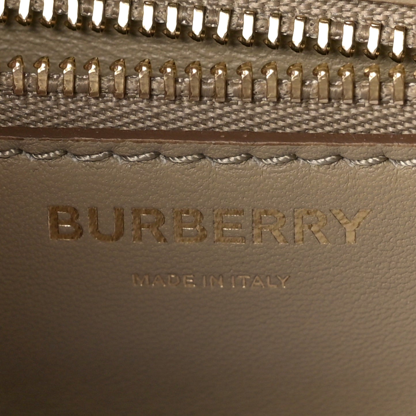 Calfskin Monogram Embossed Small TB Chain Bag Honey