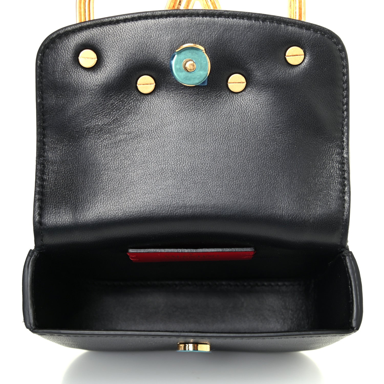 Valentino Garavani Calfskin Mini Supervee Belt Bag Black 4 of 4