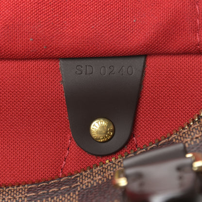 Louis Vuitton Damier Ebene Speedy Bandouliere 25 8 of 11
