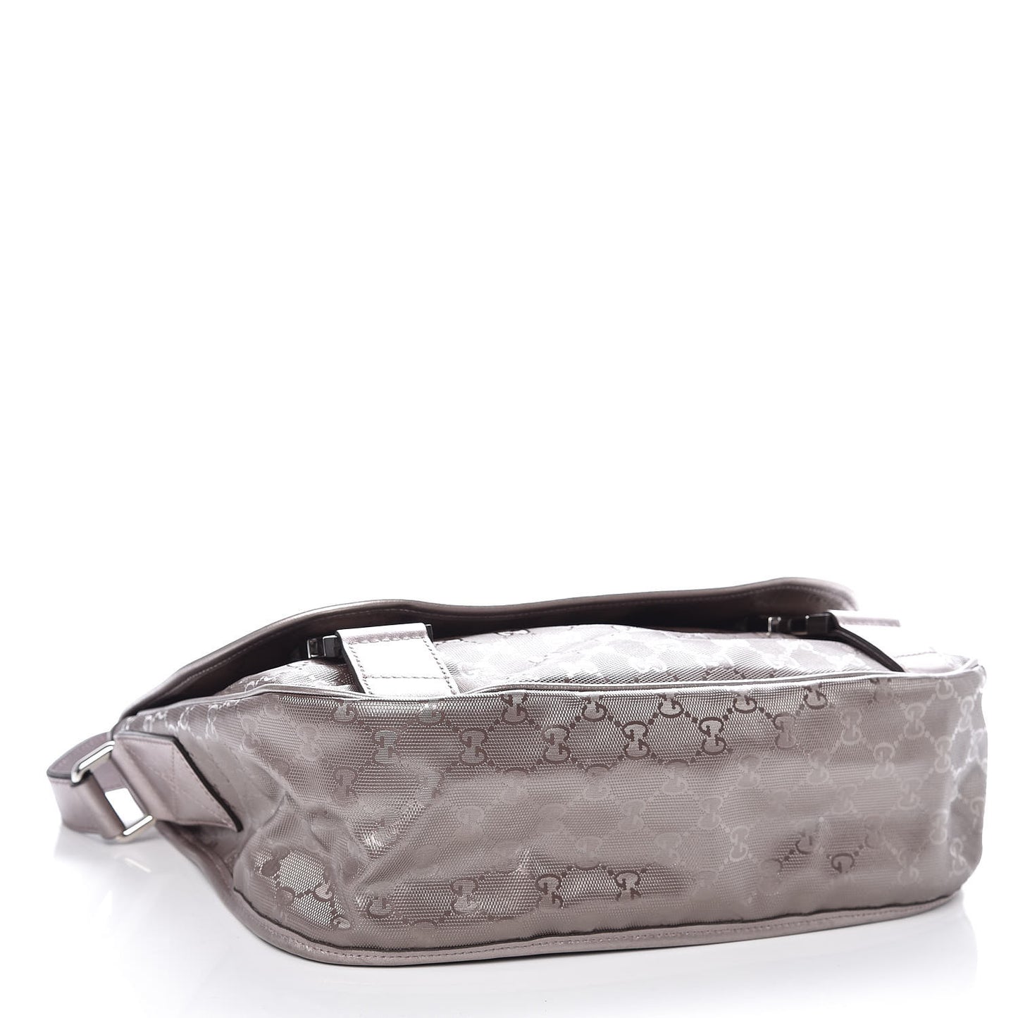Imprime Monogram Medium Double Buckle Flap Messenger Bag Mauve