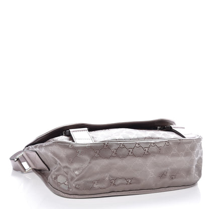 Gucci Imprime Monogram Medium Double Buckle Flap Messenger Bag Mauve 4 of 9