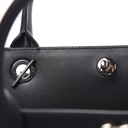 Chanel Aged Calfskin Quilted Be CC Tote Black 8 of 13
