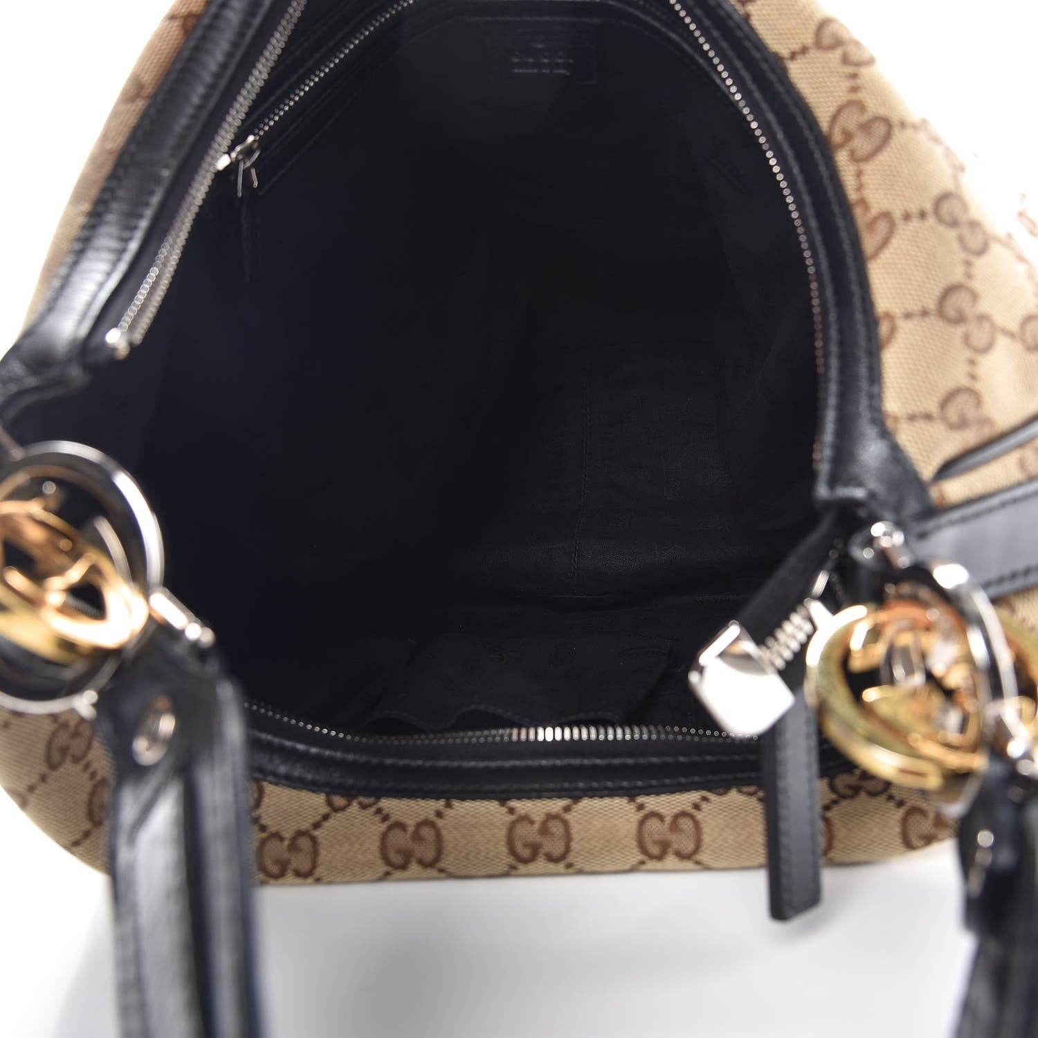 Gucci Monogram Large GG Twins Hobo Black 5 of 8