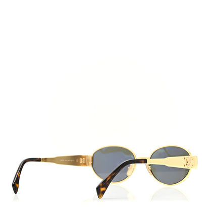 Celine Metal Triomphe 01 Sunglasses CL40235U Gold Green 8 of 14