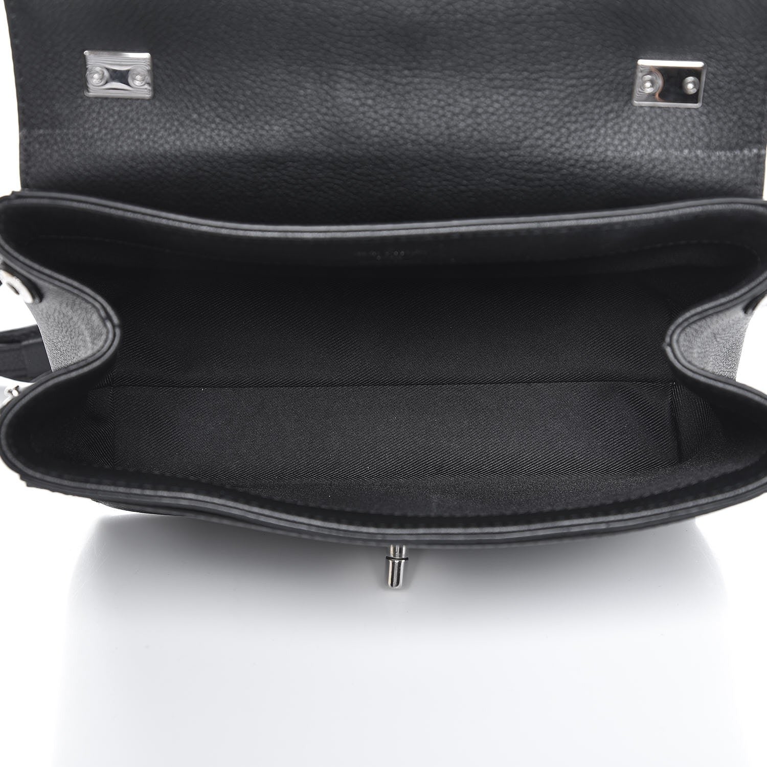 Louis Vuitton Calfskin Lockme II Chain Bag BB Black 5 of 9