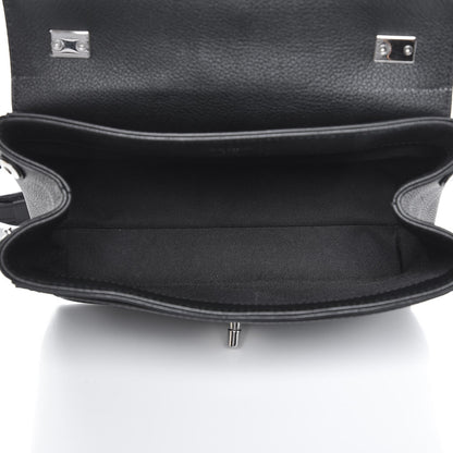 Louis Vuitton Calfskin Lockme II Chain Bag BB Black 5 of 9