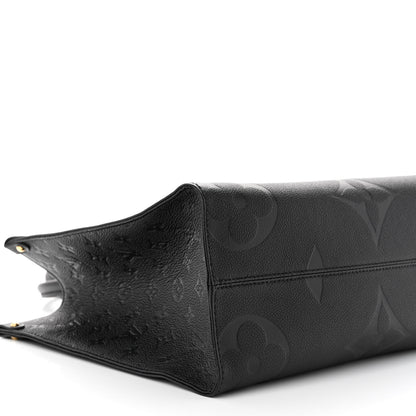 Louis Vuitton Empreinte Monogram Giant Onthego MM Black 8 of 9