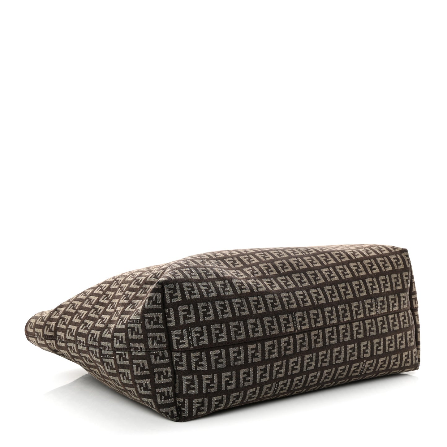 Zucchino Vitello Roll Tote Testa di Moro Beige