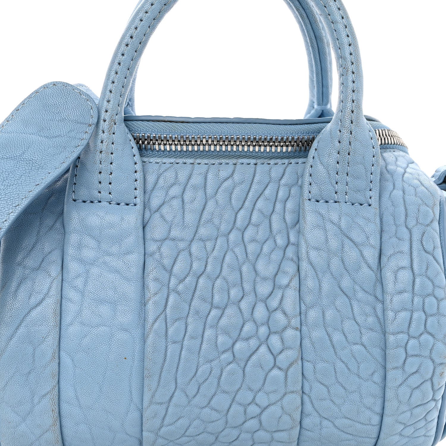 Alexander Wang Pebbled Lambskin Mini Rockie Atlas Rhodium Hardware 7 of 13