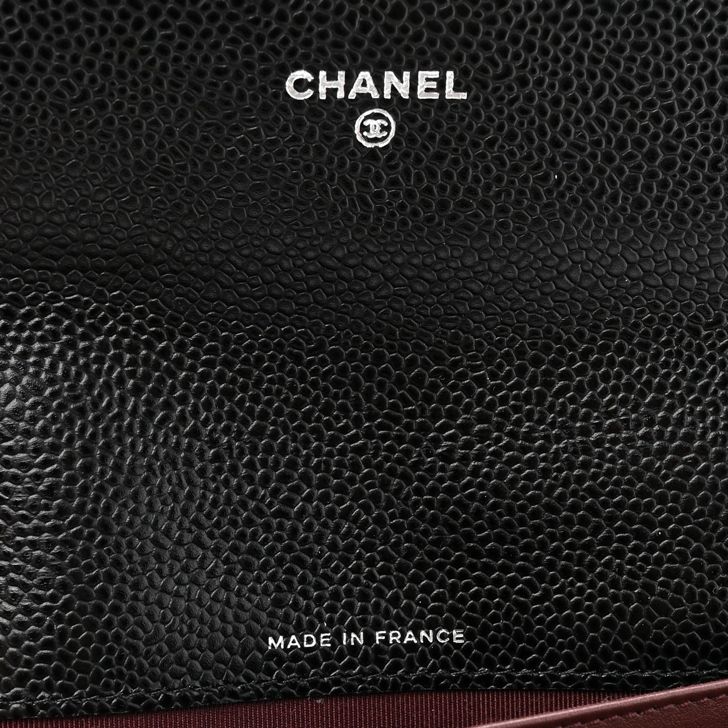 Caviar Quilted Large Gusset Flap Wallet Black