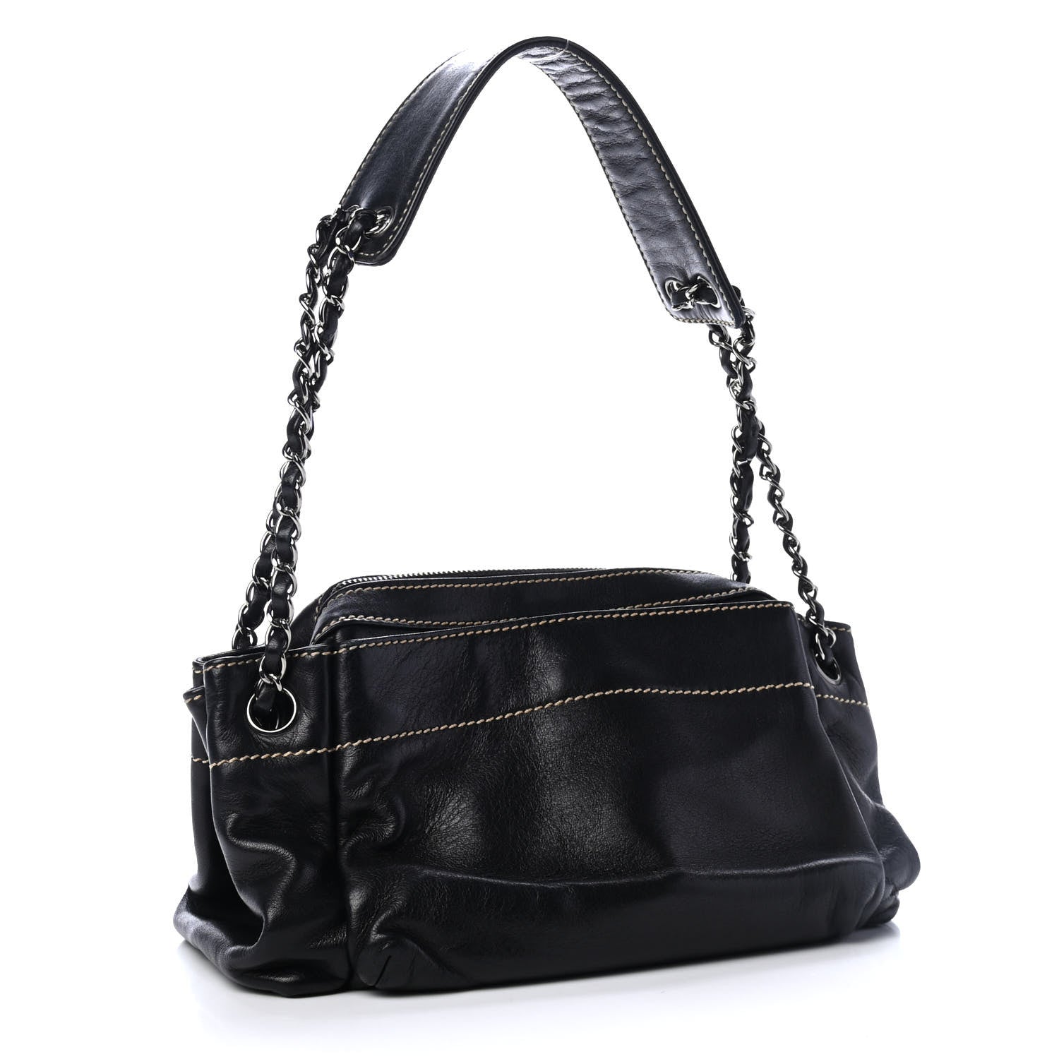 Chanel Lambskin Rock and Chic Shoulder Bag Black 2 of 4
