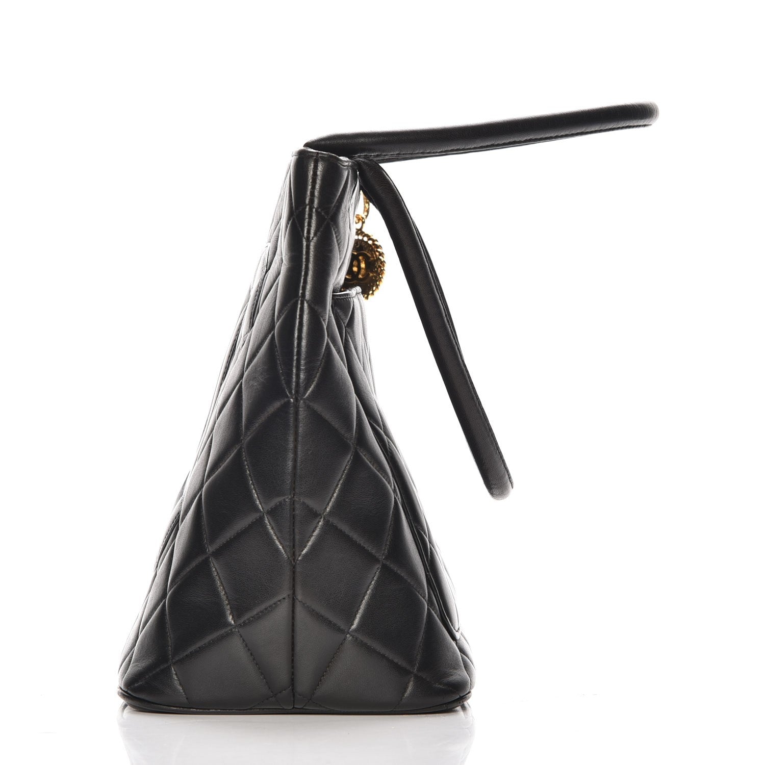 Chanel Lambskin Quilted Medallion Tote Black 9 of 10