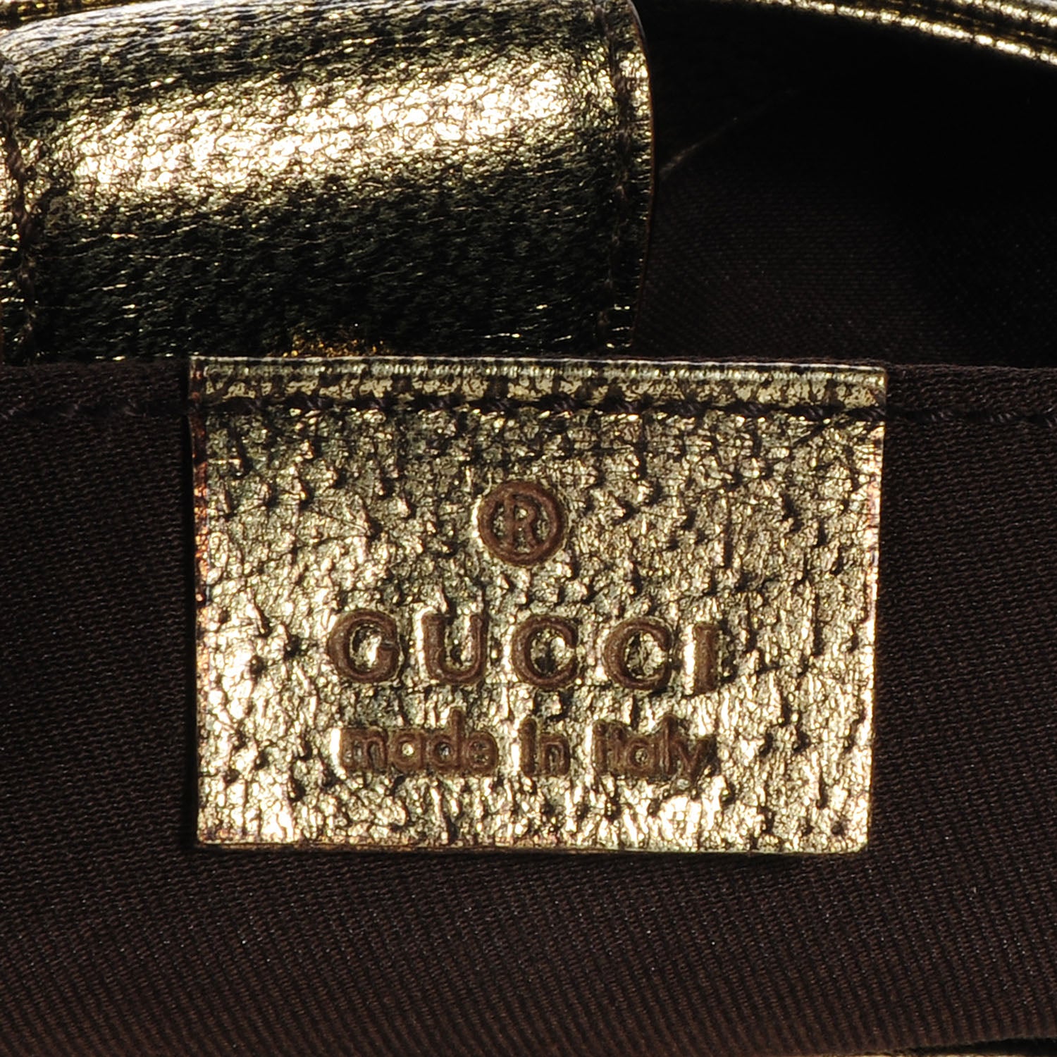 Gucci Leather Bamboo Chain Shoulder Bag Metallic 6 of 8