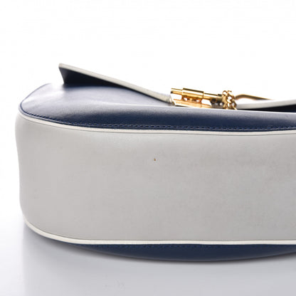 Chloe Smooth Calfskin Medium Drew Shoulder Bag Blue 8 of 8