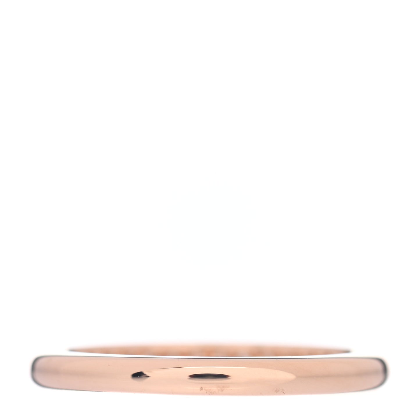 18K Rose Gold Diamond .17ctw Half Circle Soleste Band Ring 46 3.75