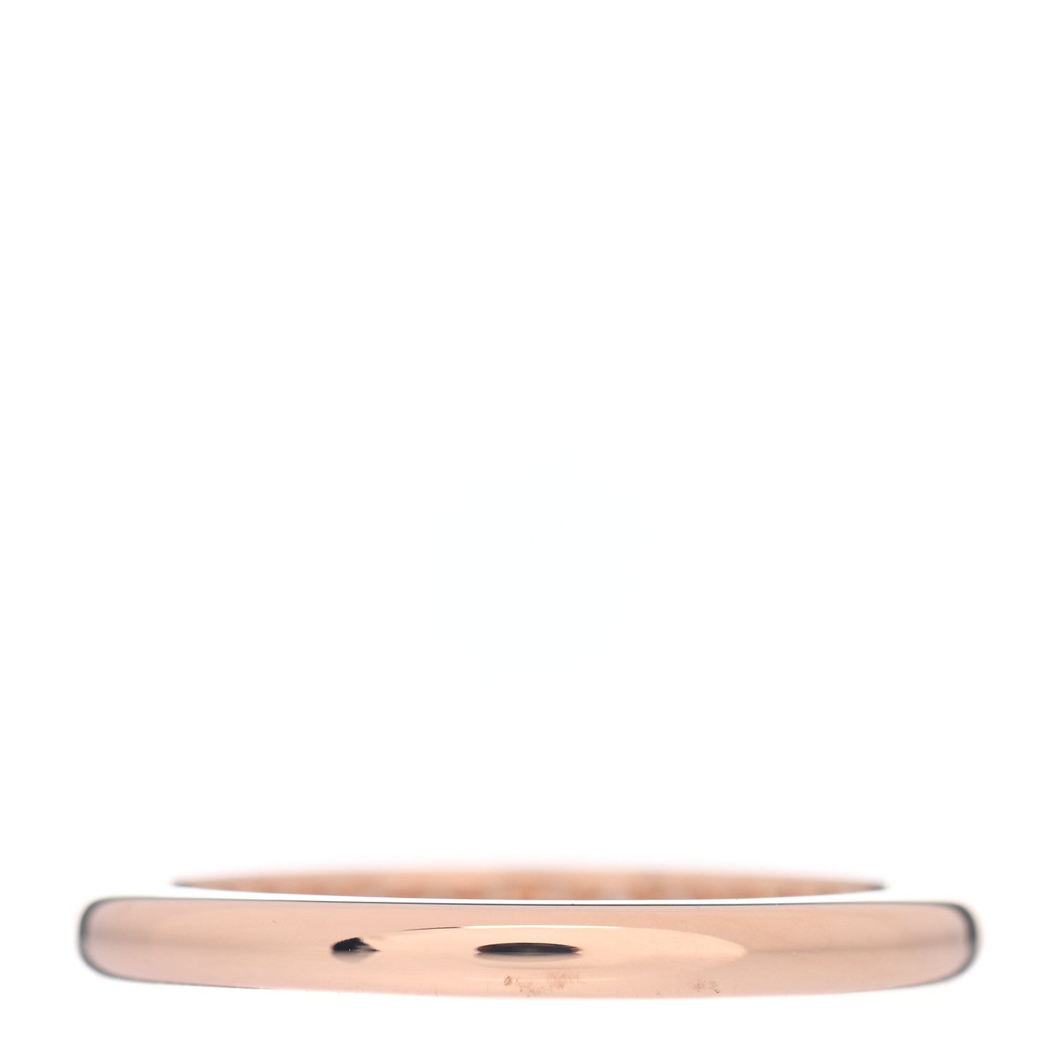 Tiffany 18K Rose Gold Diamond .17ctw Half Circle Soleste Band Ring 46 3.75 3 of 4