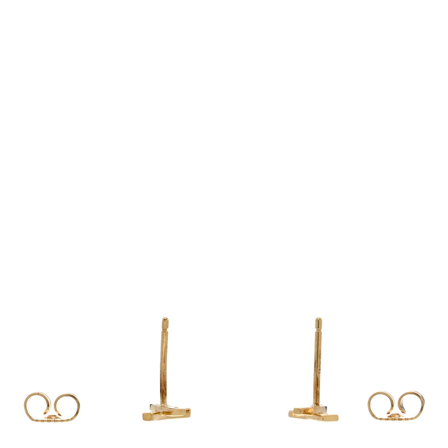 18K Yellow Gold Mini Paloma's Graffiti X Earrings