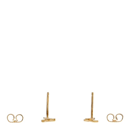 Tiffany 18K Yellow Gold Mini Paloma's Graffiti X Earrings 3 of 4