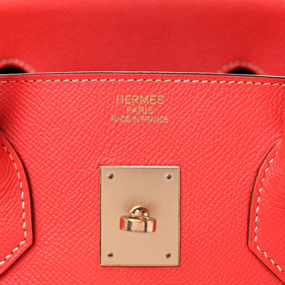 Hermes Epsom Candy Birkin 35 Rose Jaipur Gold 6 of 16