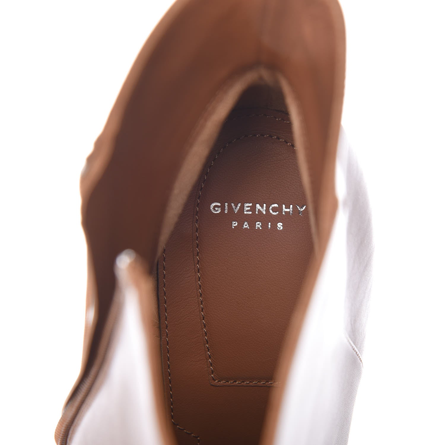Givenchy Calfskin Strettoia Ankle Bootie 39.5 Caramel 7 of 12
