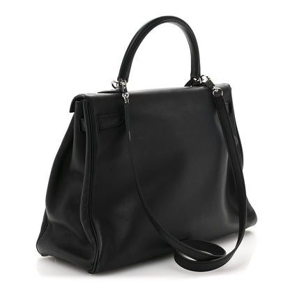 Hermes Swift Kelly Retourne 35 Black 3 of 15