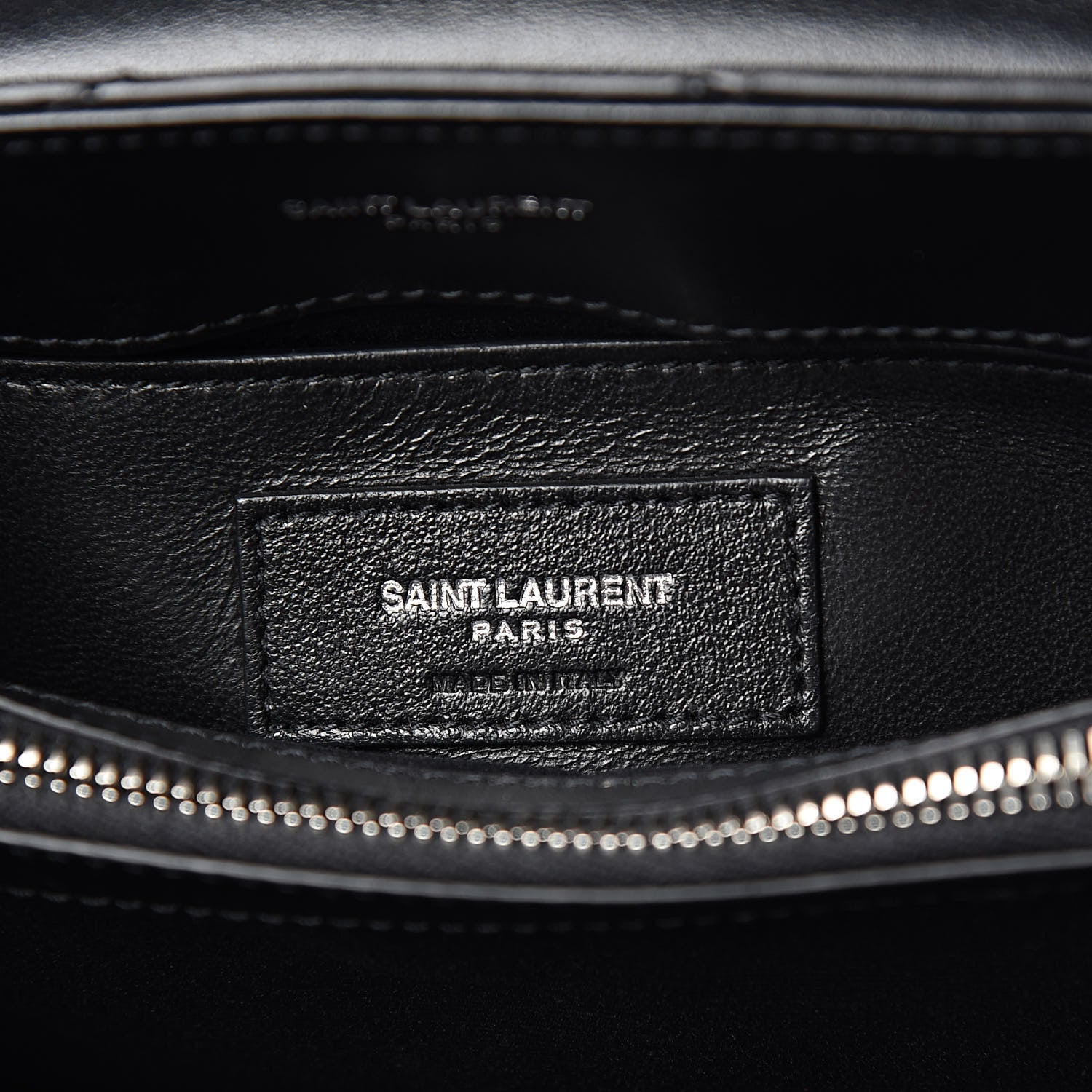Saint Laurent Calfskin Y Quilted Monogram Small Loulou Chain Satchel Black 6 of 10