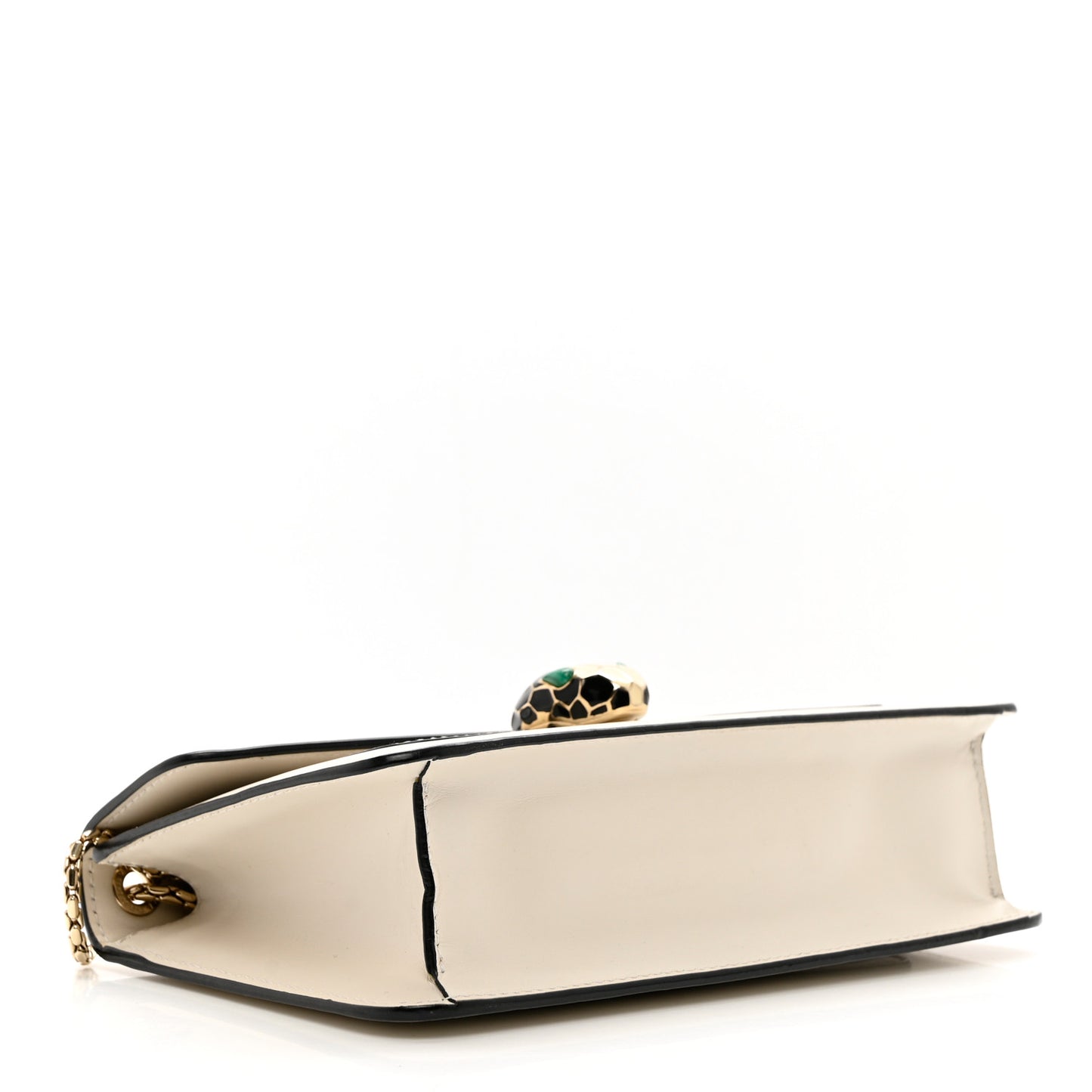 Calfskin Serpenti Forever Crossbody Bag White