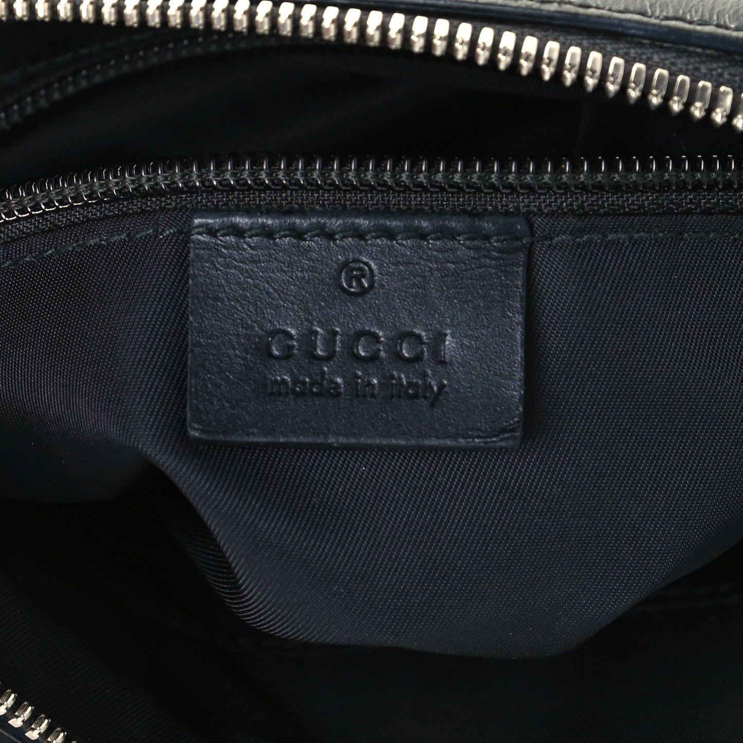 GG Supreme Monogram Web Messenger Bag Black