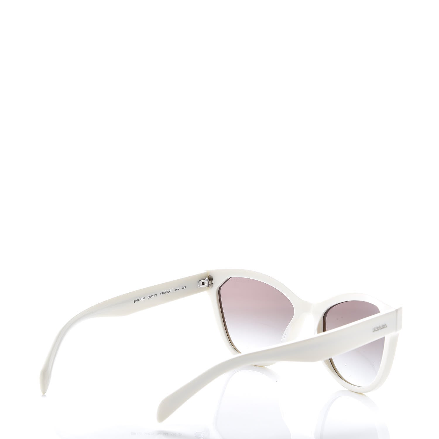 Prada Occhiali Da Sole Sunglasses SPR 15V White 4 of 6
