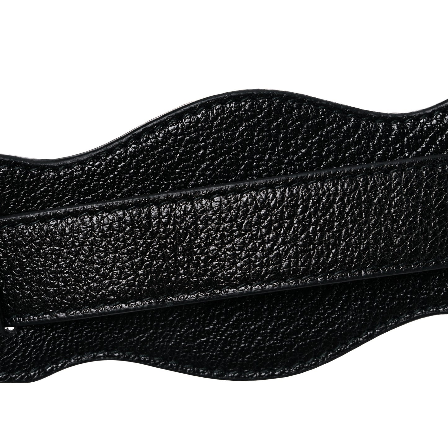 Chevre Gold Metallic Edge Hardware Mini City Black