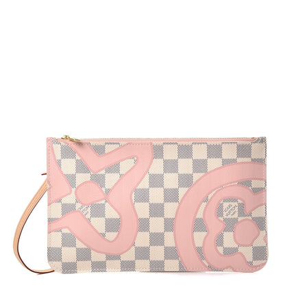 Louis Vuitton Damier Azur Tahitienne Neverfull MM GM Pochette 1 of 8
