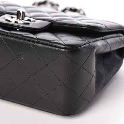 Chanel Lambskin Quilted Mini Square Flap Black 7 of 10
