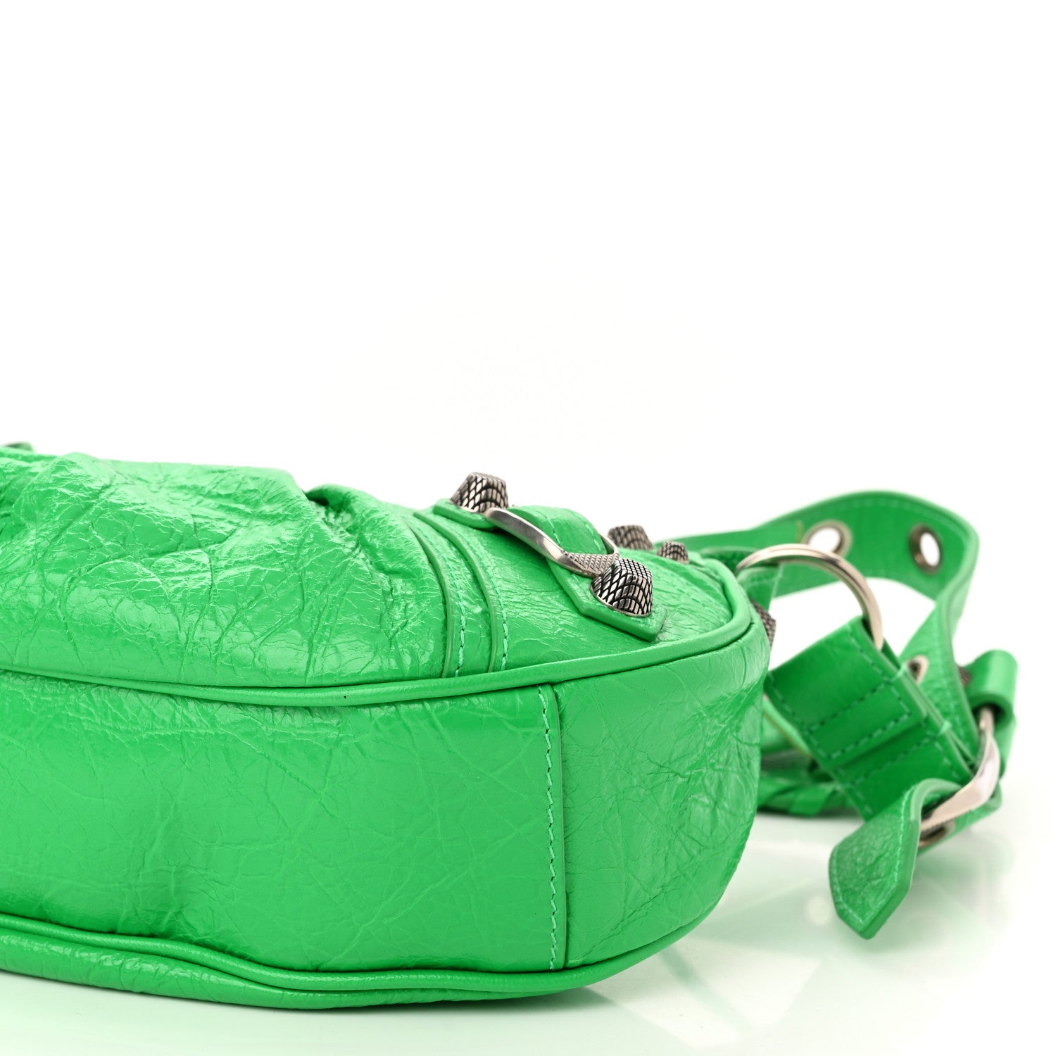 Balenciaga Agneau Arena Le Cagole Shoulder Bag XS Vivid Green 10 of 10