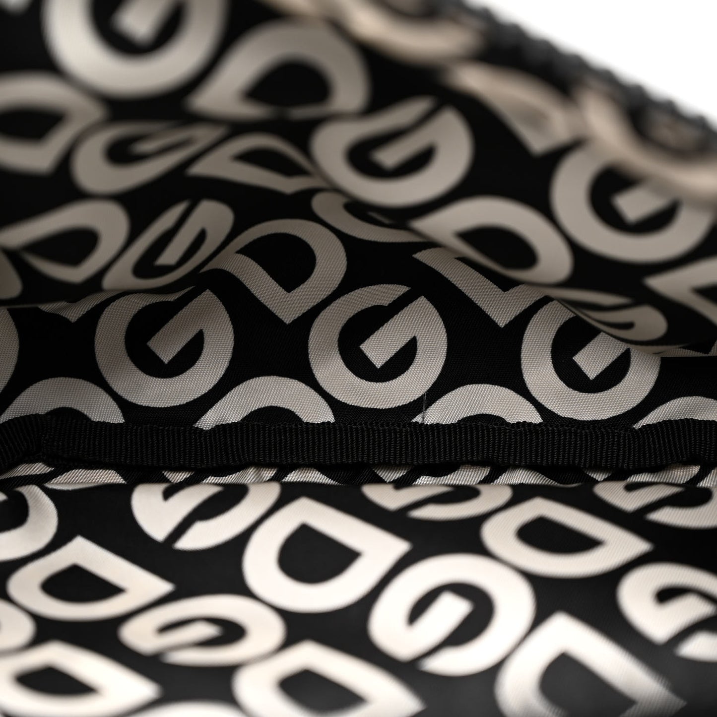 Neoprene Millennials Logo Waist Bag Black White