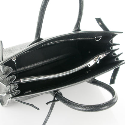 Saint Laurent Grained Calfskin Small Sac De Jour Black 5 of 7