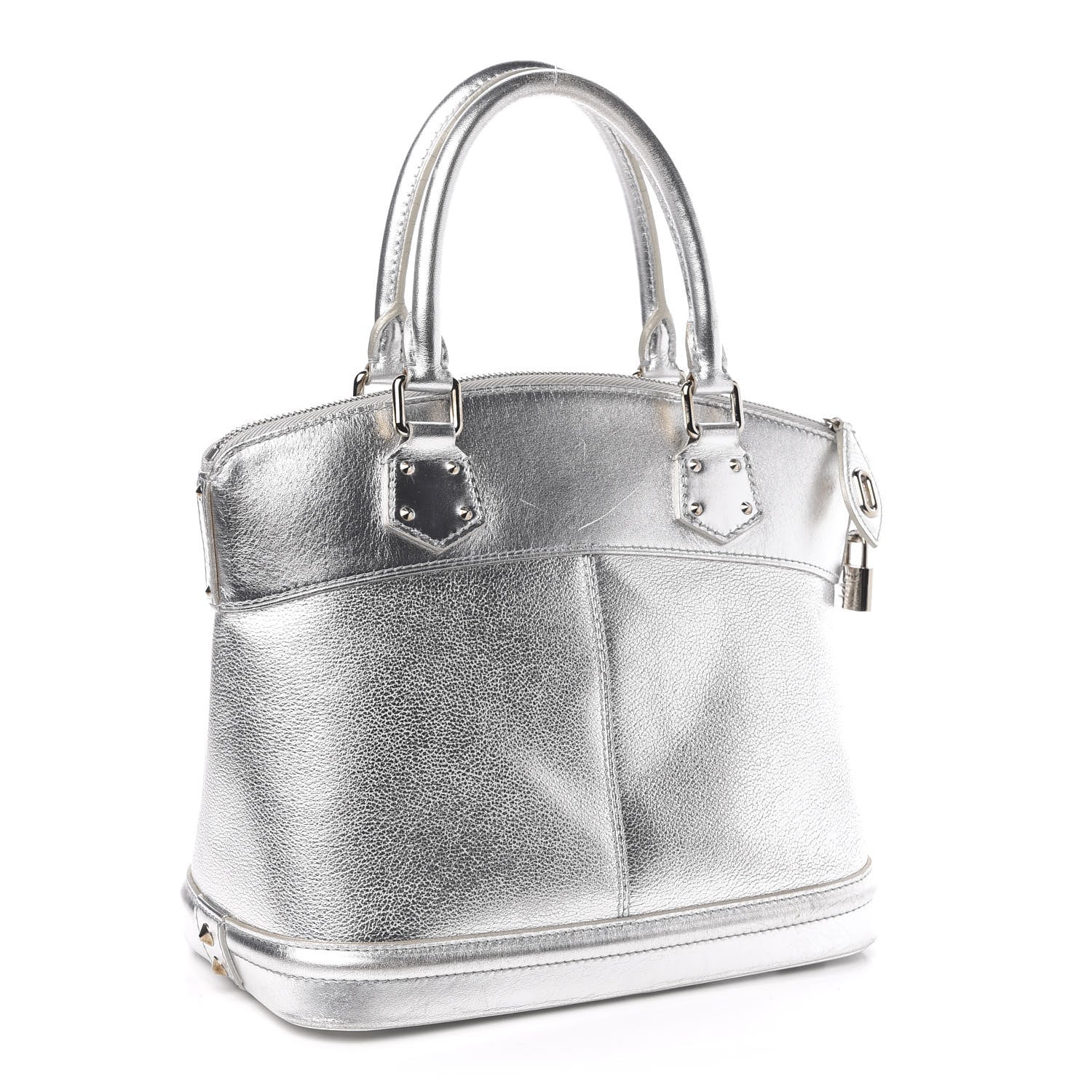 Louis Vuitton Suhali Lockit PM Silver 3 of 11
