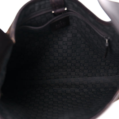 Gucci Suede Web Small Jackie O Hobo Dark Brown 5 of 20
