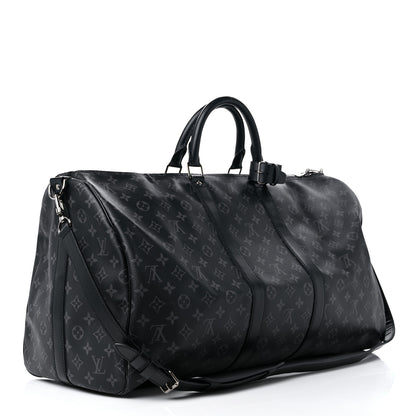 Louis Vuitton Monogram Eclipse Keepall Bandouliere 55 2 of 8
