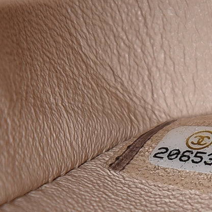 Chanel Iridescent Caviar Quilted Medium Double Flap Beige Clair 8 of 9