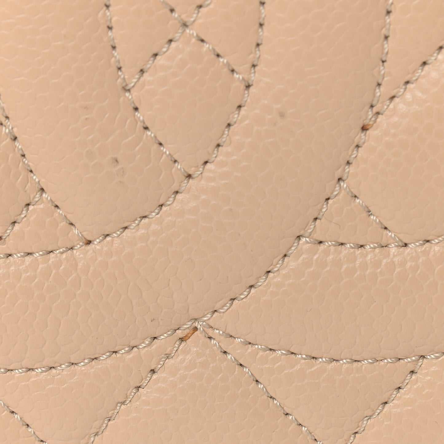 Caviar Quilted Grand Shopping Tote GST Beige