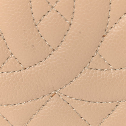 Chanel Caviar Quilted Grand Shopping Tote GST Beige 12 of 14