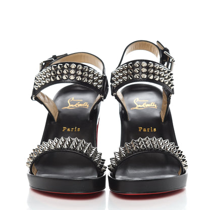 Christian Louboutin Nappa Spike Bikool 85 Sandals 36 Black 2 of 10
