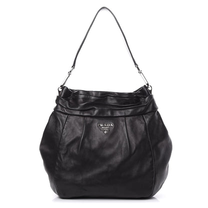 Prada Nappa Frills Shoulder Bag Black 1 of 16